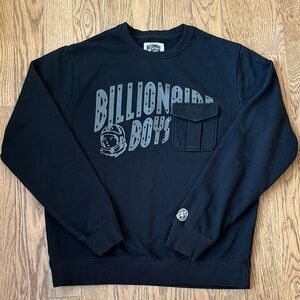 Billionaire Boys Club Black Crewneck Sweatshirt XL - Astronaut Logo